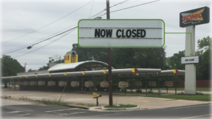 Closed Sonic Drive-In